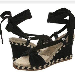 New in Box UGG Amelie Wedge Espadrille Sandal